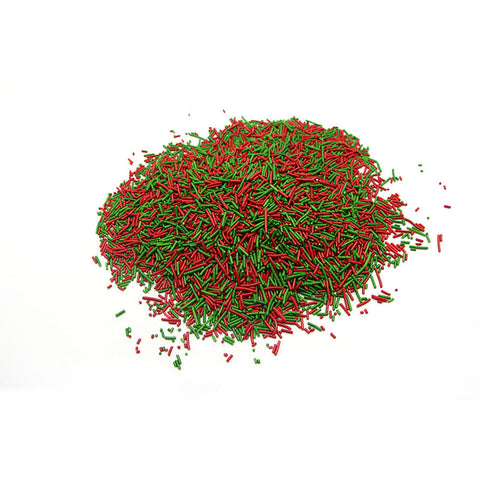 DECOR CRISPY JIMMIES RED GREEN 100G (#107350)