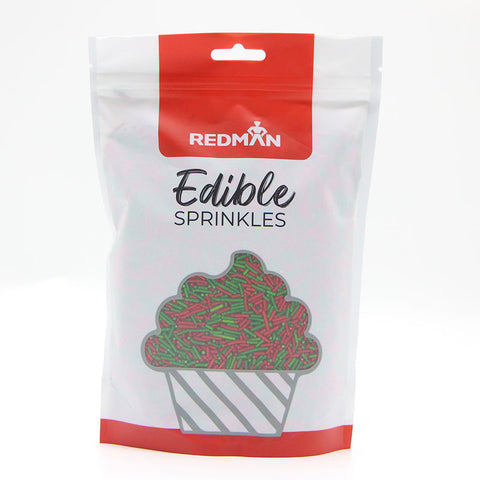 DECOR CRISPY JIMMIES RED GREEN 500G (#107351)