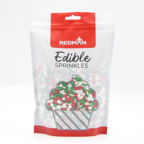 DECOR PRESS CANDY RED GREEN WHITE 500G (#107353)