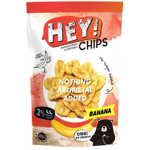 HEY!CHIPS BANANA 40G (#107364)