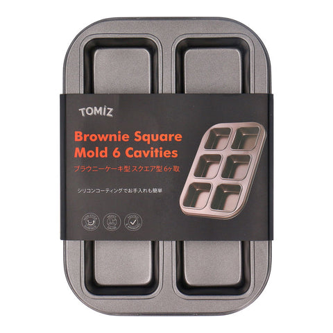 BROWNIE CAKE MOULD 6 CUP 330X190X280HMM (#107387)