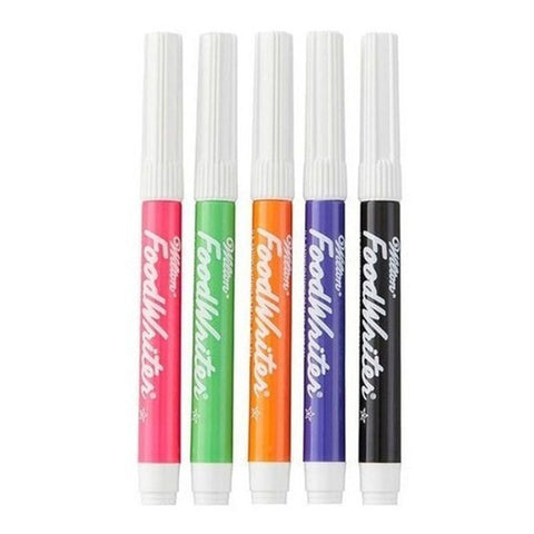 FINE TIP NEON COLORED FOOD WRITER 609-0-0012 5PCS (#107400)