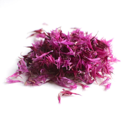 ORGANIC EDIBLE DRIED FLOWER CORNFLOWER PINK 6G (#107408)