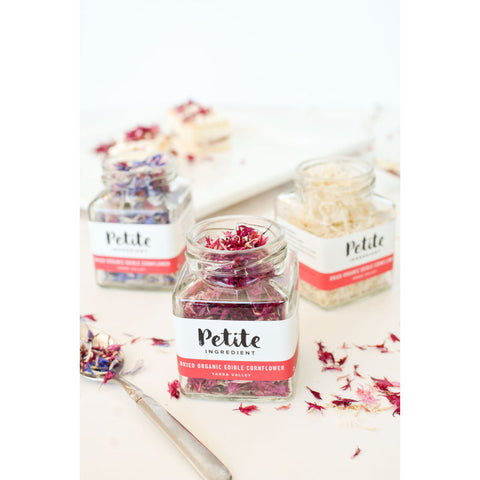 ORGANIC EDIBLE DRIED FLOWER CORNFLOWER PINK 6G (#107408)