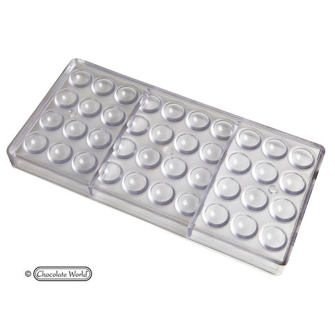 CHOCOLATE MOULD SPHERE DIA20MM 40CAV CW1495 (#107468)