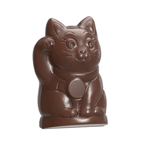 CHOCOLATE MOULD LUCKY CAT MANEKINEKO 12CAV CW1598 (#107476)
