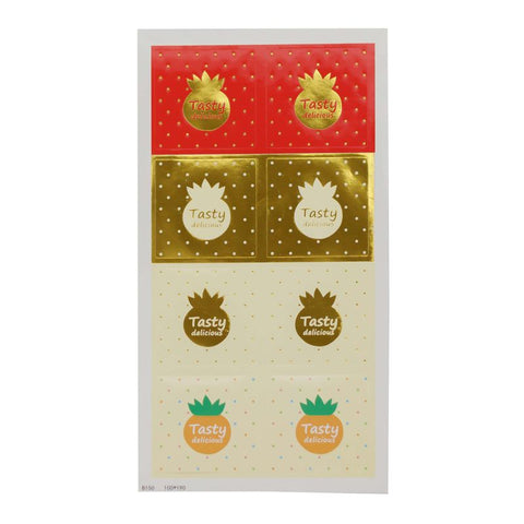CNY STICKER TASTY B150 8PC (#107523)