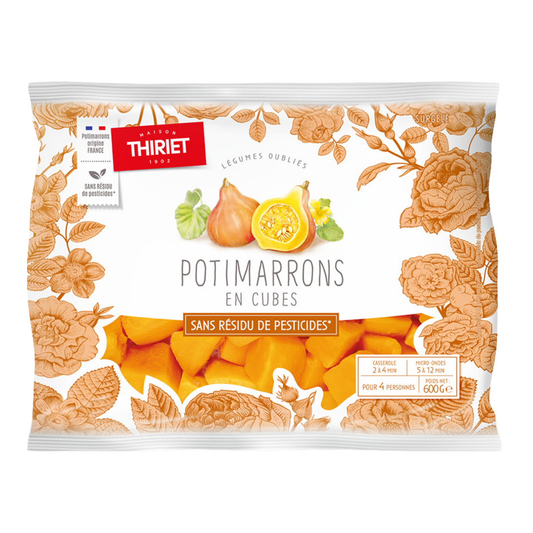 DICED PUMPKIN 600G 4 PORTIONS (