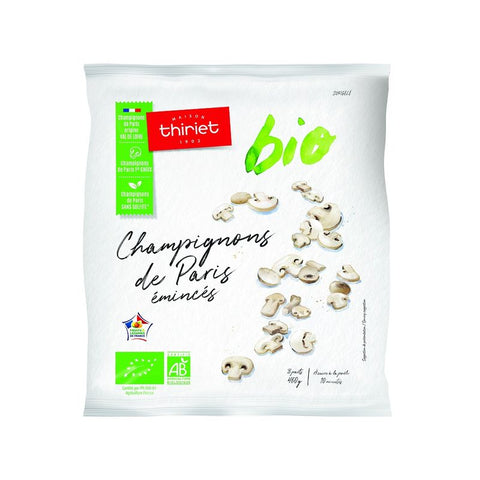 FRZ BUTTON MUSHROOM SLICED 400G (#107543)