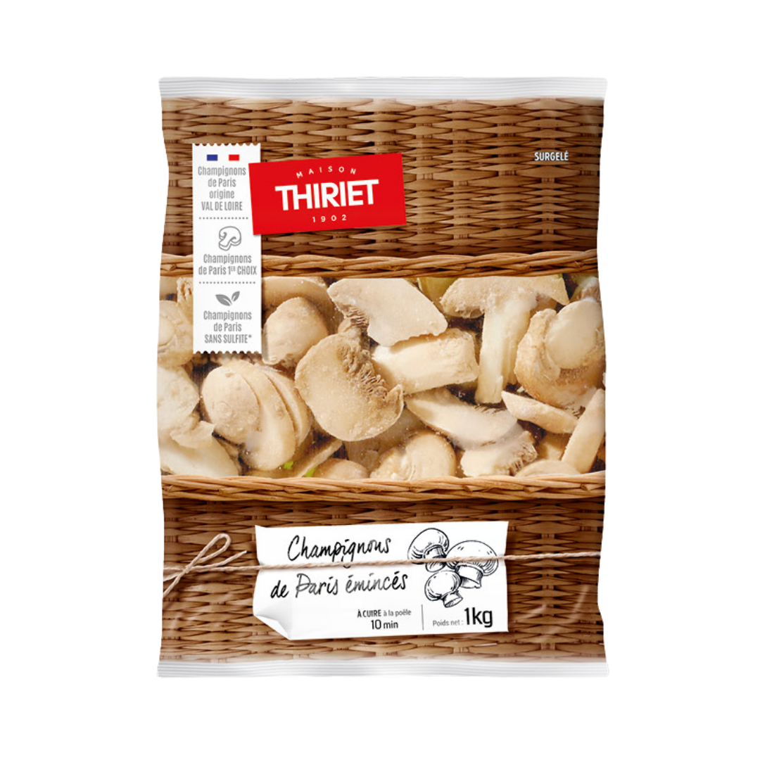 FROZEN MUSHROOM SLICED 1KG (