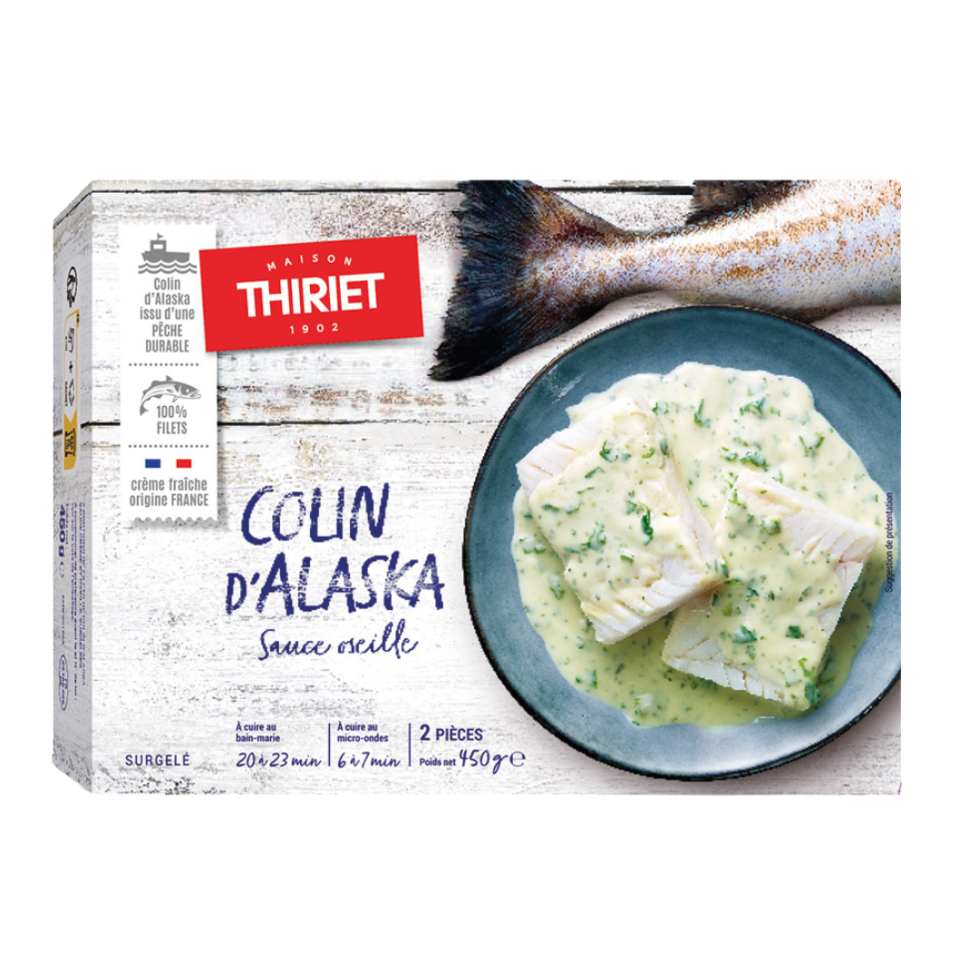 FROZEN ALAKSA COLEY W SORREL SAUCE 450G (