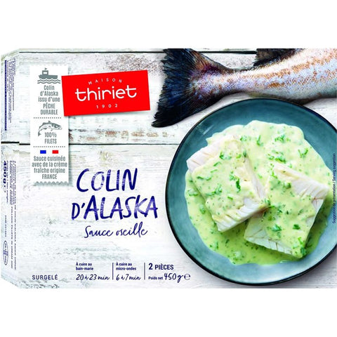 FROZEN ALAKSA COLEY W SORREL SAUCE 450G (#107549)