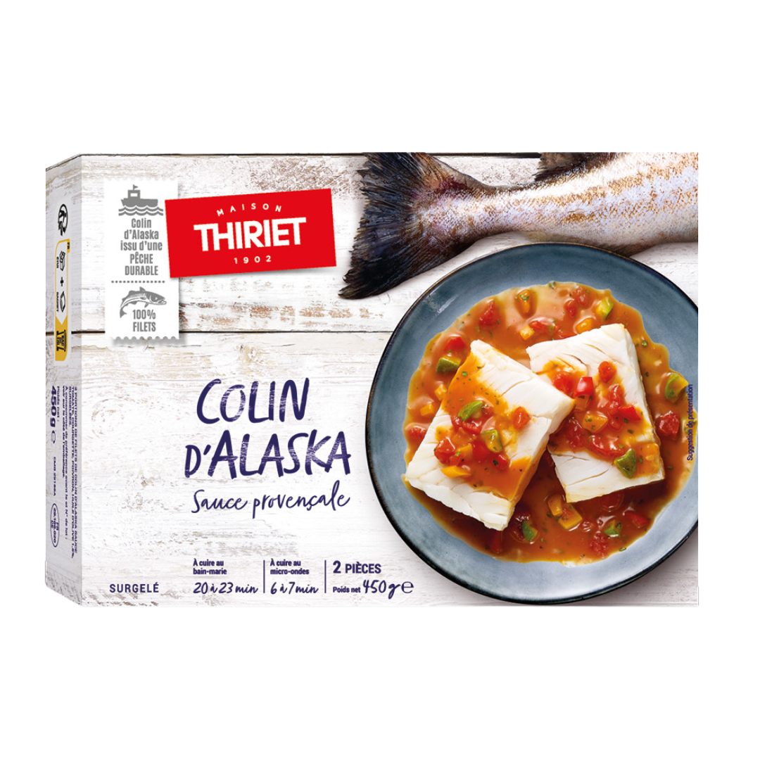 FROZEN ALAKSA COLEY WITH PROVENCAL SAUCE 450G (