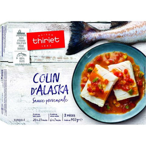 FROZEN ALAKSA COLEY WITH PROVENCAL SAUCE 450G (#107551)