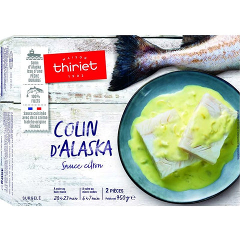 FROZEN ALAKSA COLEY WITH LEMON SAUCE 450G (#107552)