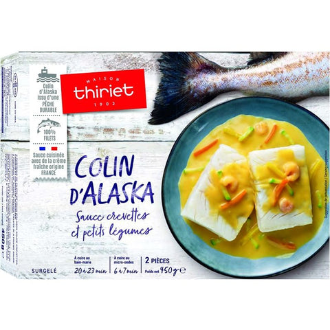 FRZ ALAKSA COLEY W SHRIPM AND VEGE SAUCE 450G (#107554)