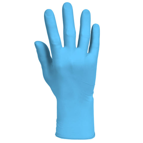 NITRILE GLOVE G10 COMFORT PLUS BLUE L 9" 100PC (#107600)