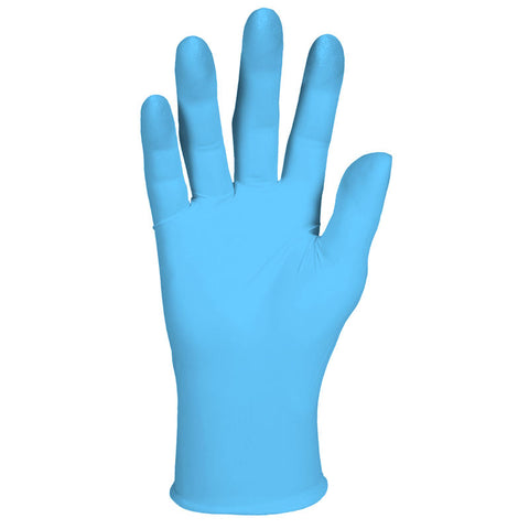 NITRILE GLOVE G10 COMFORT PLUS BLUE L 9 INCH 100PC (#107600)
