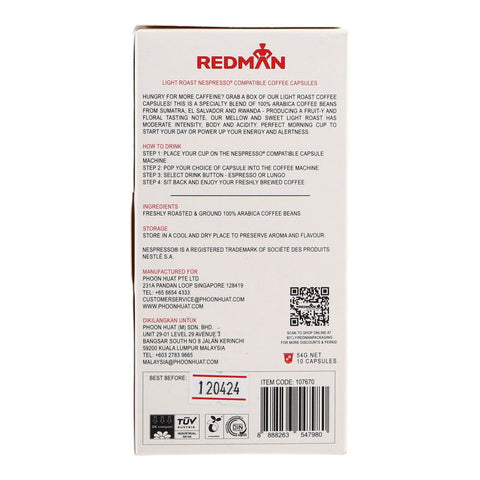 LIGHT COFFEE CAPSULE 10PCX5.4G (#107670)