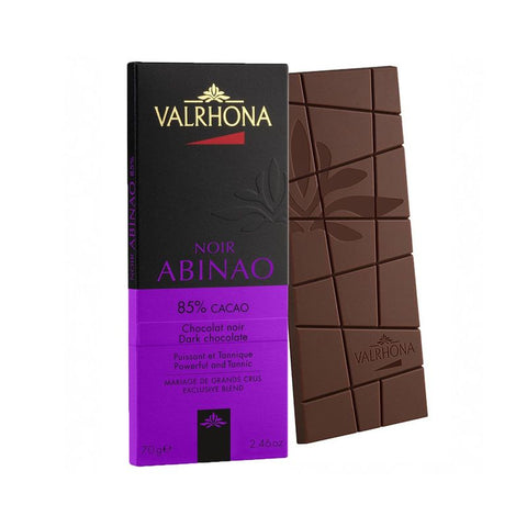 DARK CHOC ABINAO 85% VALRHONA 70G (#107675)