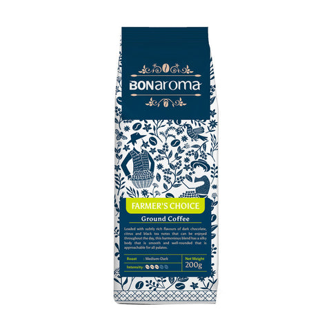 FARMER'S CHOICE COFFEE GROUND 200G (#107709)