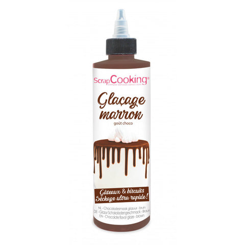 GLACAGE BROWN CHOCOLATE FLAVOUR GLAZE 130G (#108060)