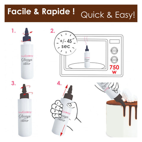 GLACAGE BROWN CHOCOLATE FLAVOUR GLAZE 130G (#108060)