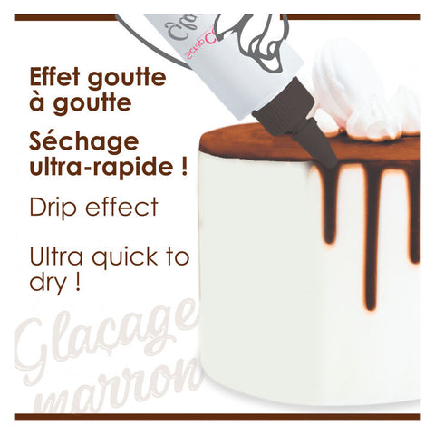 GLACAGE BROWN CHOCOLATE FLAVOUR GLAZE 130G (#108060)
