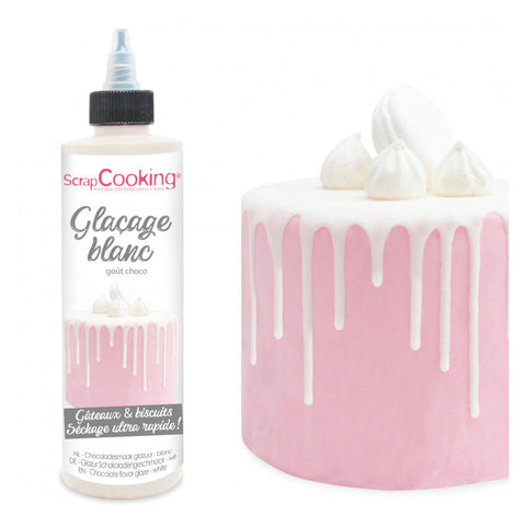 GLACAGE WHITE CHOCOLATE FLAVOUR GLAZE 130G (#108061)