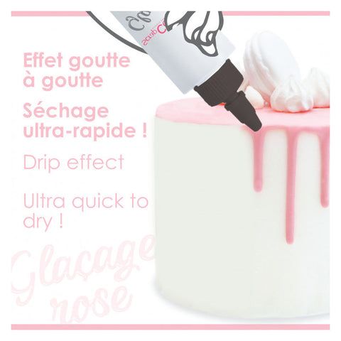 GLACAGE PINK CHOCOLATE FLAVOUR GLAZE 130G (#108062)