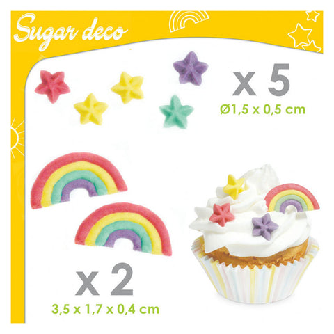 RAINBOW DECOR ICING 6PC (#108067)