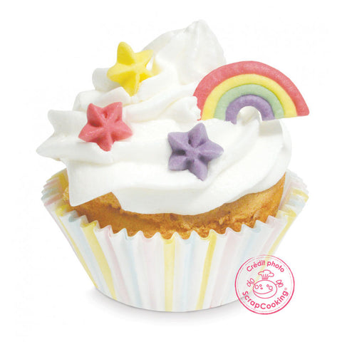 RAINBOW DECOR ICING 6PC (#108067)