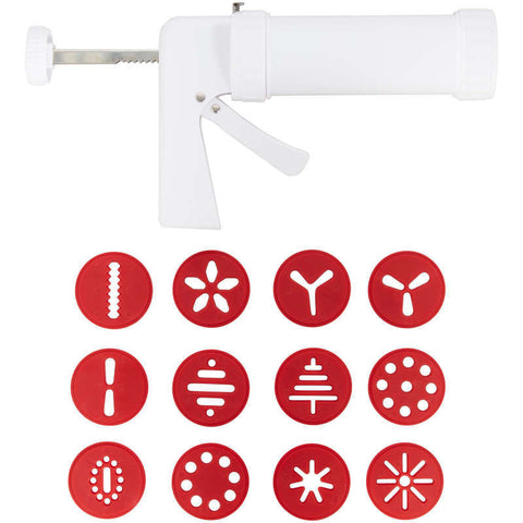 COOKIE PRESS BOX SET 2104-0-0034 13PCS (#108110)