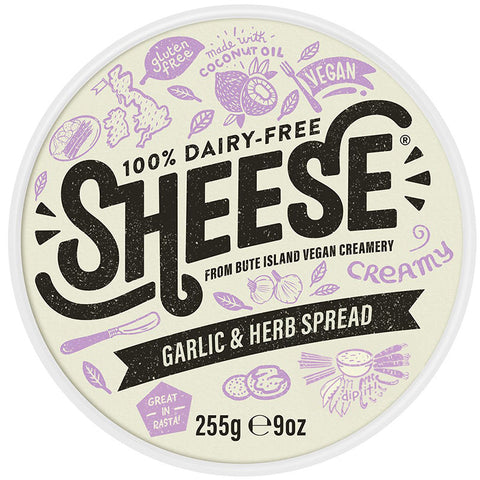 CREAMY SPREAD GARLIC & HERB VEGAN 255G (#108141)