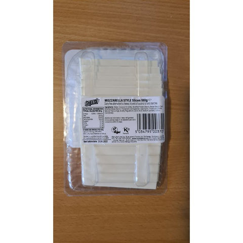 SLICE MOZZA STYLE VEGAN CHEESE (9PC) 180G (#108143)
