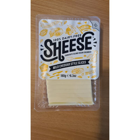 SLICE MILD CHEDDAR STYLE VEGAN CHEESE (9PC) 180G (#108145)