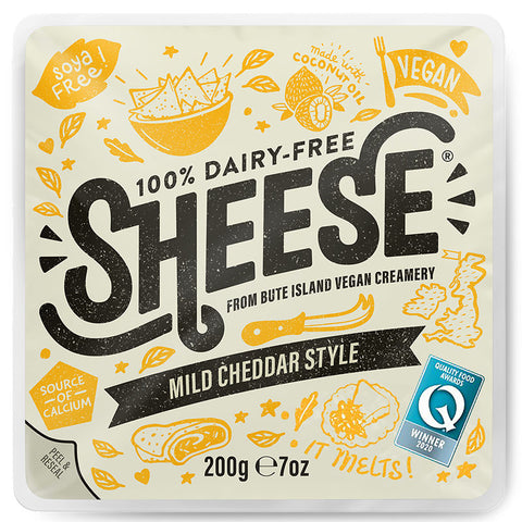 BLOCK MILD CHEDDAR STYLE VEGAN CHEESE 200G (#108148)