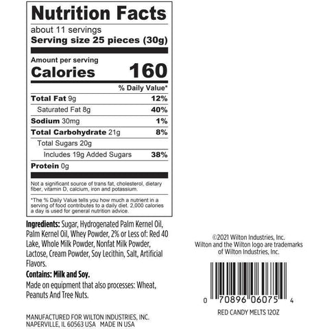 CANDY MELT RED 1911-6075X 12OZ (#108183)