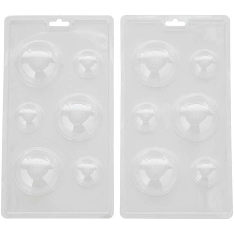 3D BALL CANDY MOULD 6CAV 2115-0-0212 2PCS (#108312)