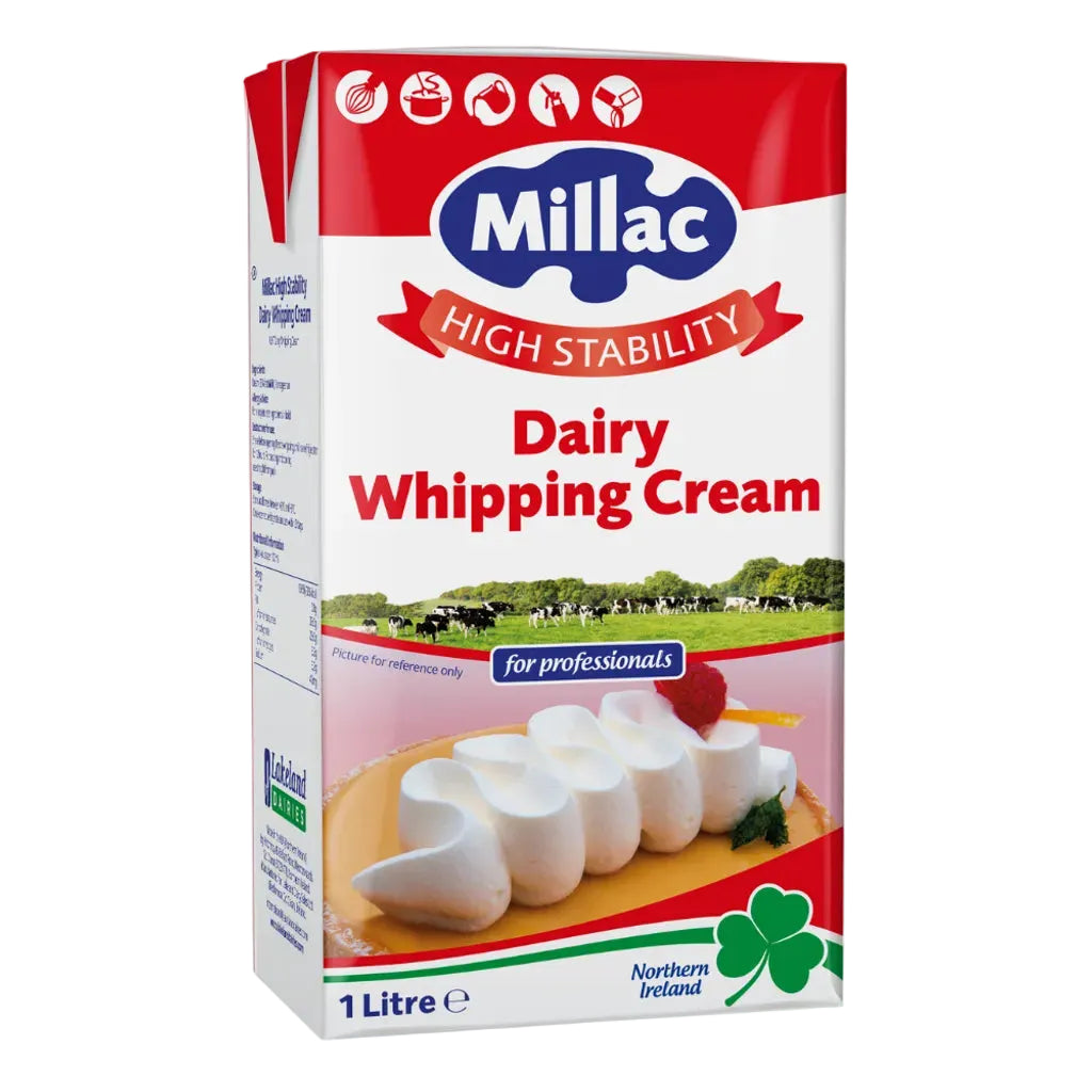 WHIPPING CREAM DAIRY 35%/MILLAC HIGH STABILITY 1L (