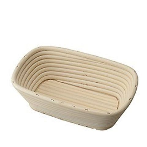 BAMBOO OVAL BREAD PROOFING BASKET(L) 260X150X80MM (#108351)