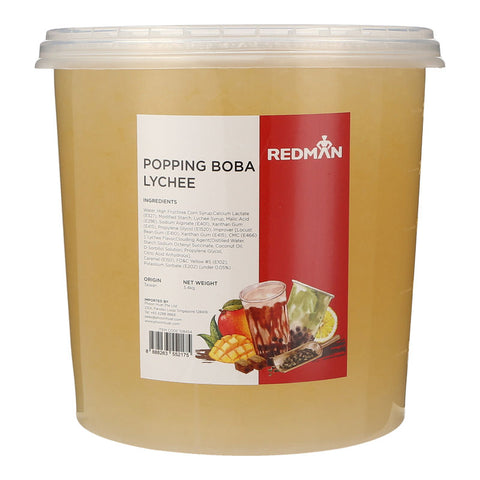 LYCHEE POPPING BOBA 3.4KG (#108454)
