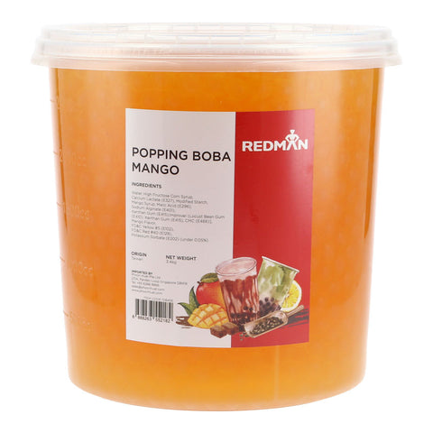MANGO POPPING BOBA 3.4KG (#108456)