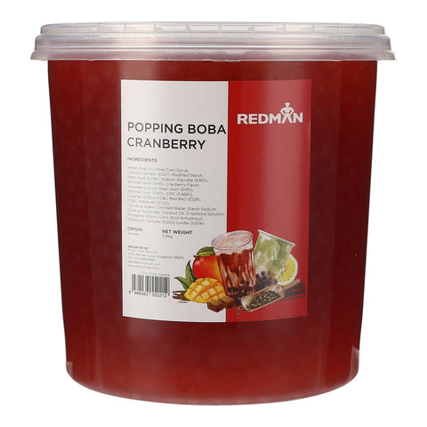 CRANBERRY POPPING BOBA 3.4KG (#108459)