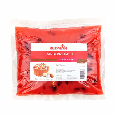 MOONCAKE PASTE CRANBERRY LESS SWEET 1KG (#108514)