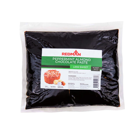 MOONCAKE PASTE PEPPERMINT ALMOND CHOCOLATE 1KGLESS SWEET (#108515)