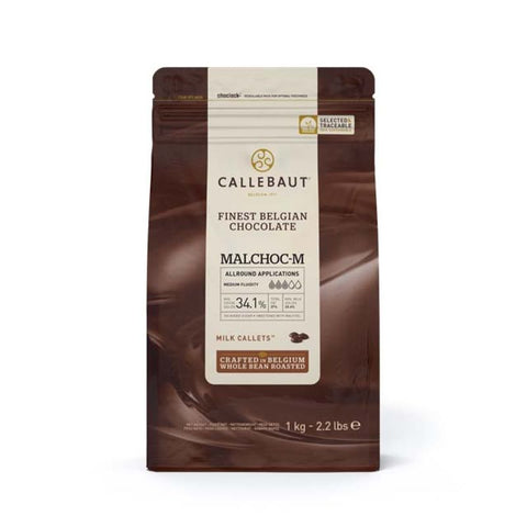 MILK CHOCOLATE NO SUGAR ADDED CALLEBAUT 1KG (#108677)