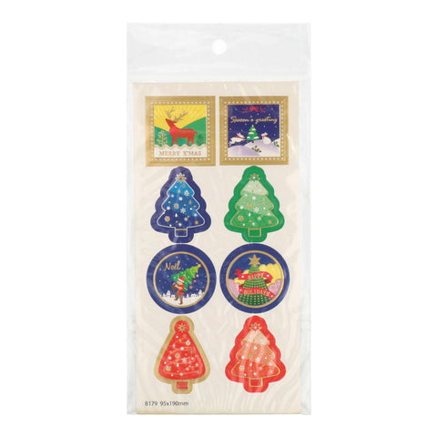 X'MAS STICKER B179 8PC (#108819)