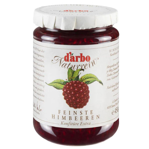 RASPBERRY PRESERVE JAM 450G (#108901)