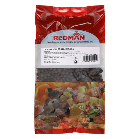 COCOA CHIPS BAKEABLE 250G (#10913)